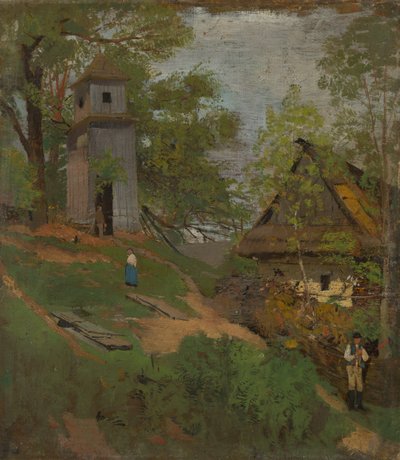 Holzglockenturm von Laszlo Mednyanszky